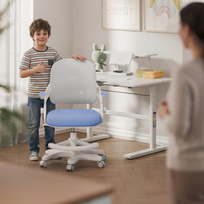 Child's desk chair Junior 4.3 Blue-grey