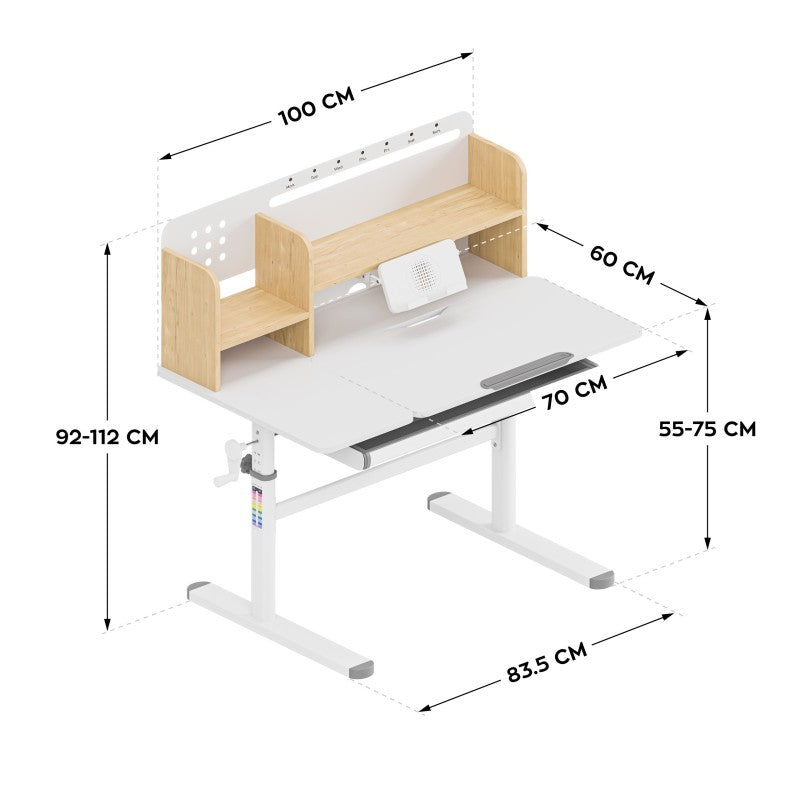 Children's desk Mark Adler Study 5.7 Grey