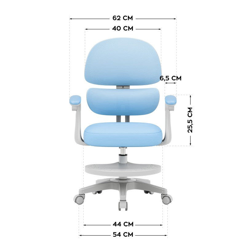 Children's ergonomic chair Junior 4.4 Blue