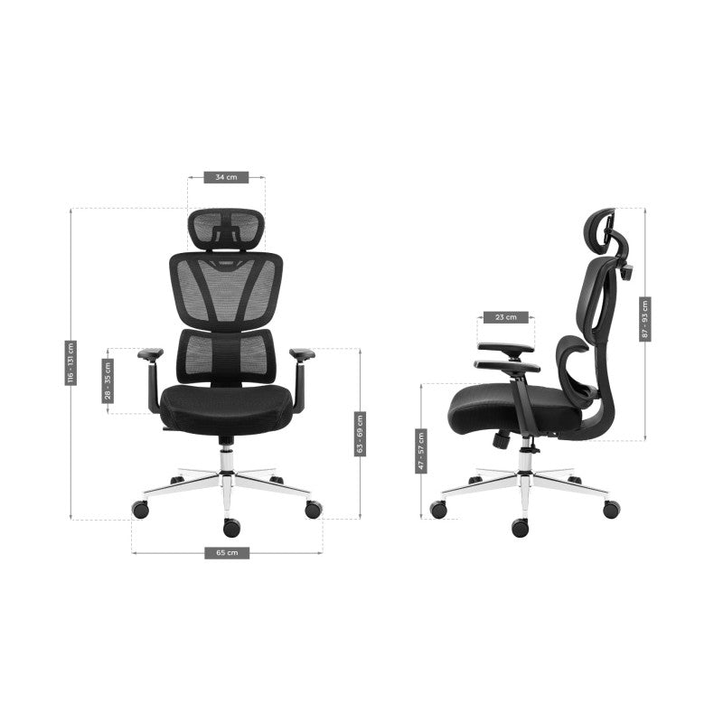Expert 4.6 Black ergonomic chair