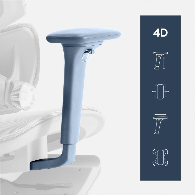 Expert 8.7 Grey Mesh ergonomic chair