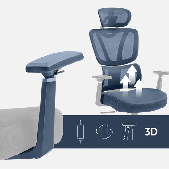 Accoudoirs réglables en 3D