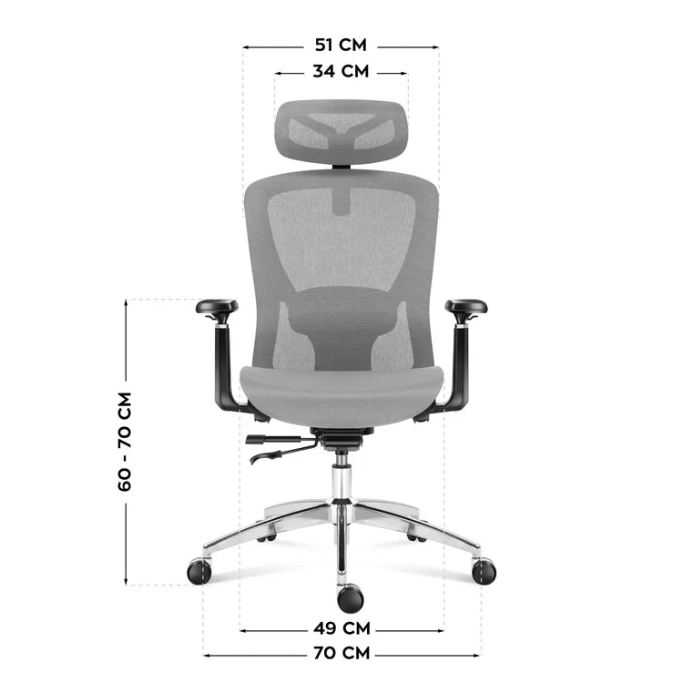 Chaise ergonomique Mira | Support lombaire ajustable