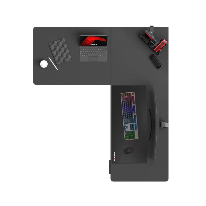 Hero 9.5 Black 160 cm electric corner gaming desk