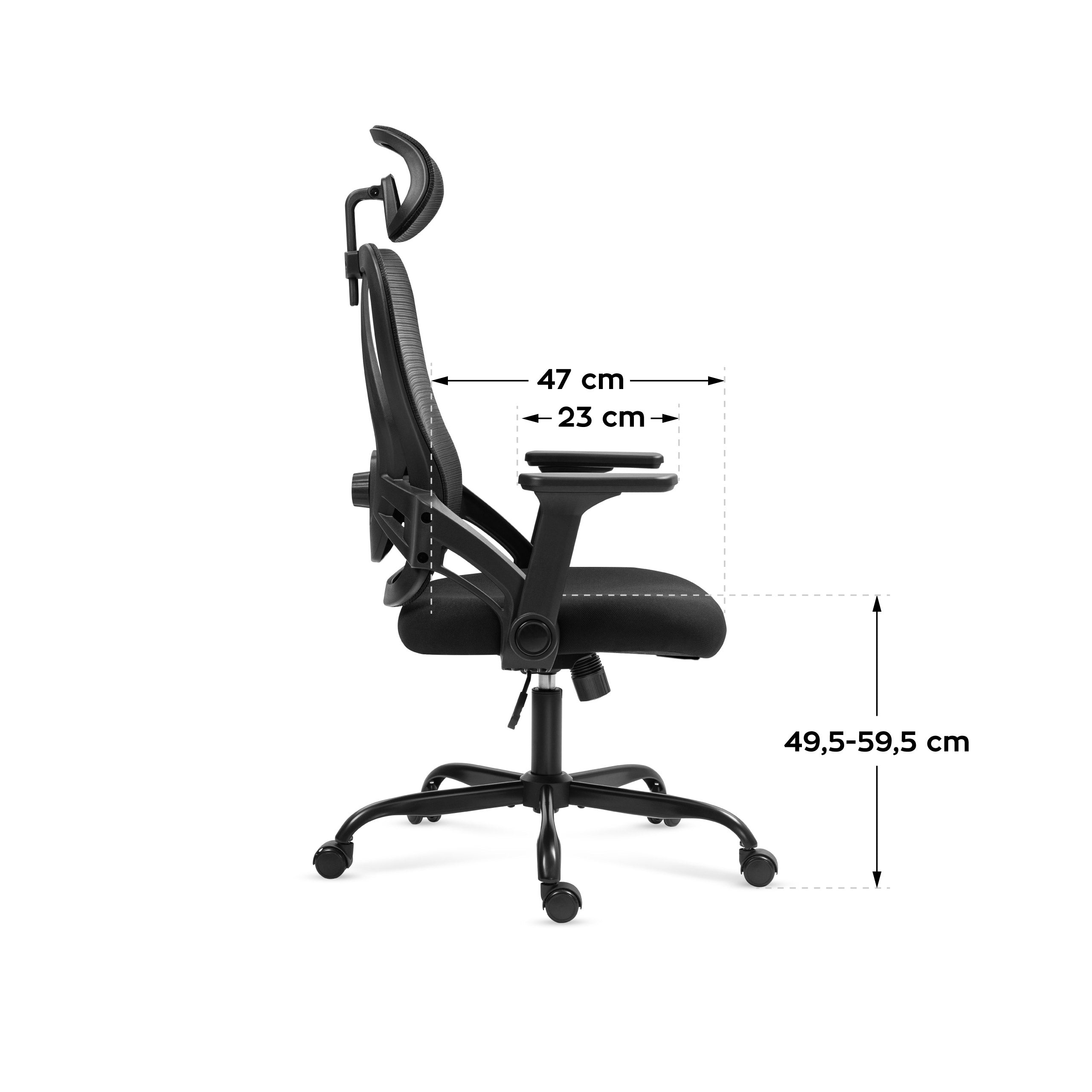 Chaise ergonomique Aria | Support lombaire ajustable
