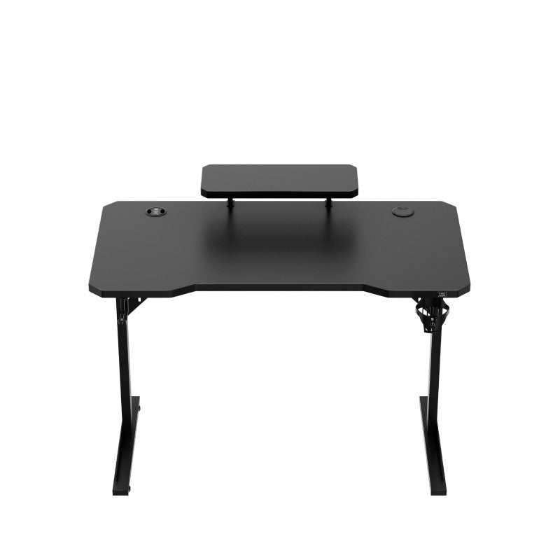 Leader 5.1 Black 115 cm computer desk with shelf