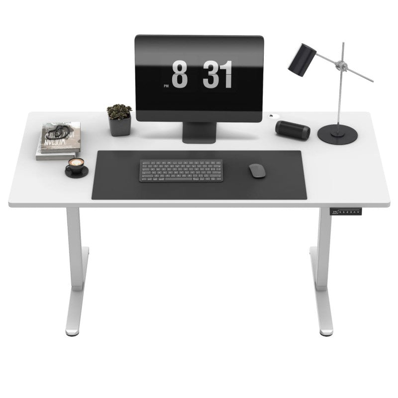 Leader 7.6 White 160 cm electric desk