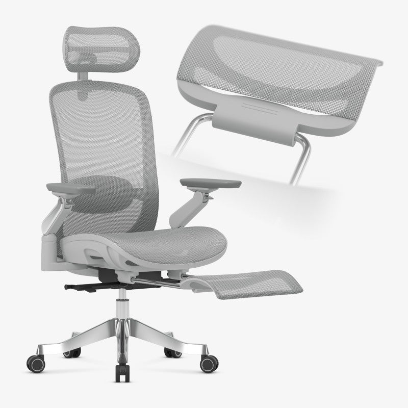 Leadpro 8.7 Grey swivel chair