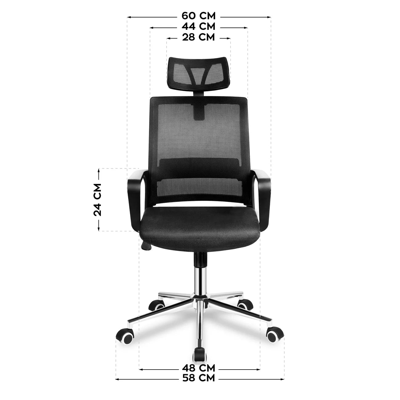 Chaise ergonomique Serena | dossier à bascule