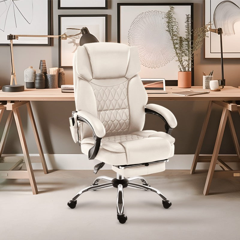 Office chair with massage Boss 6.0 Beige