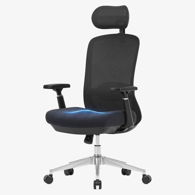 Office chair with massage Leadpro 6.0 Black