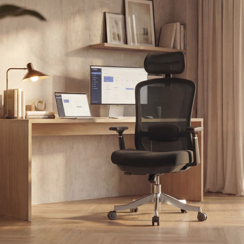 Office chair with massage Leadpro 6.0 Black