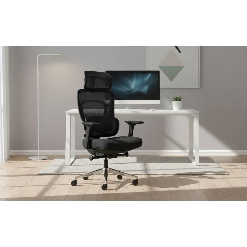 Office chair with massage Visioner 6.1 Black