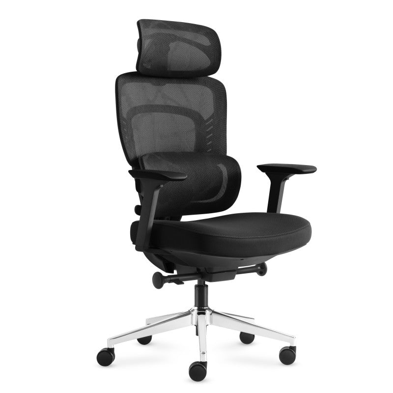 Office chair with massage Visioner 6.1 Black