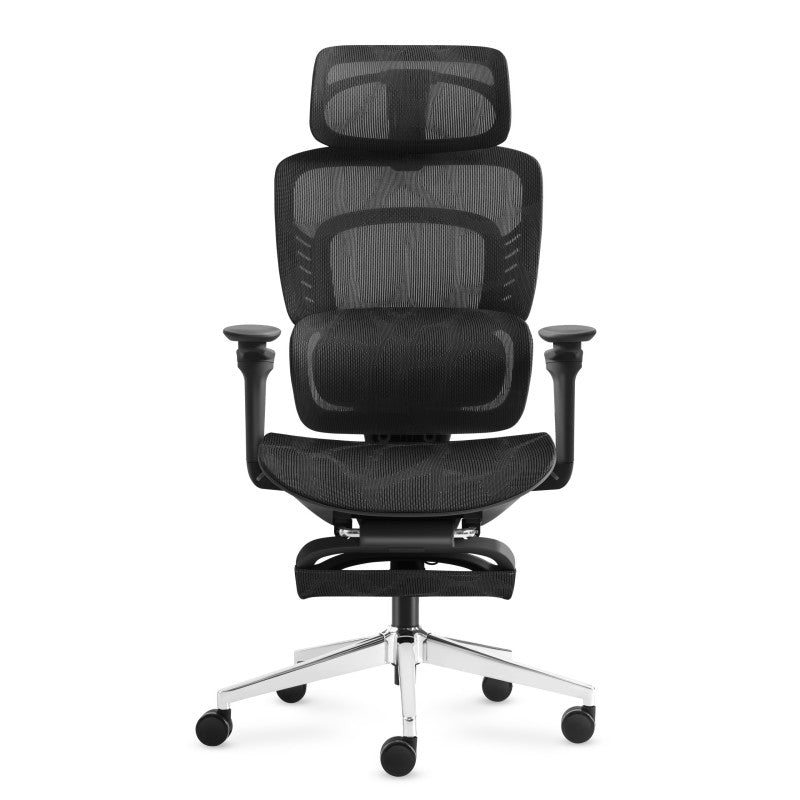 Office chair with massage Visioner 8.3 Black