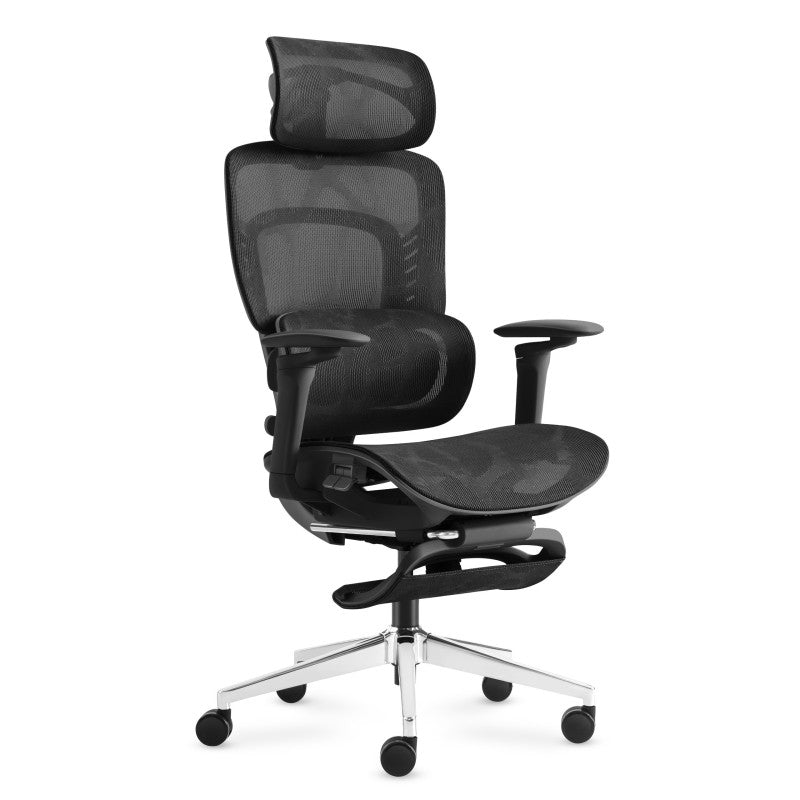 Office chair with massage Visioner 8.3 Black