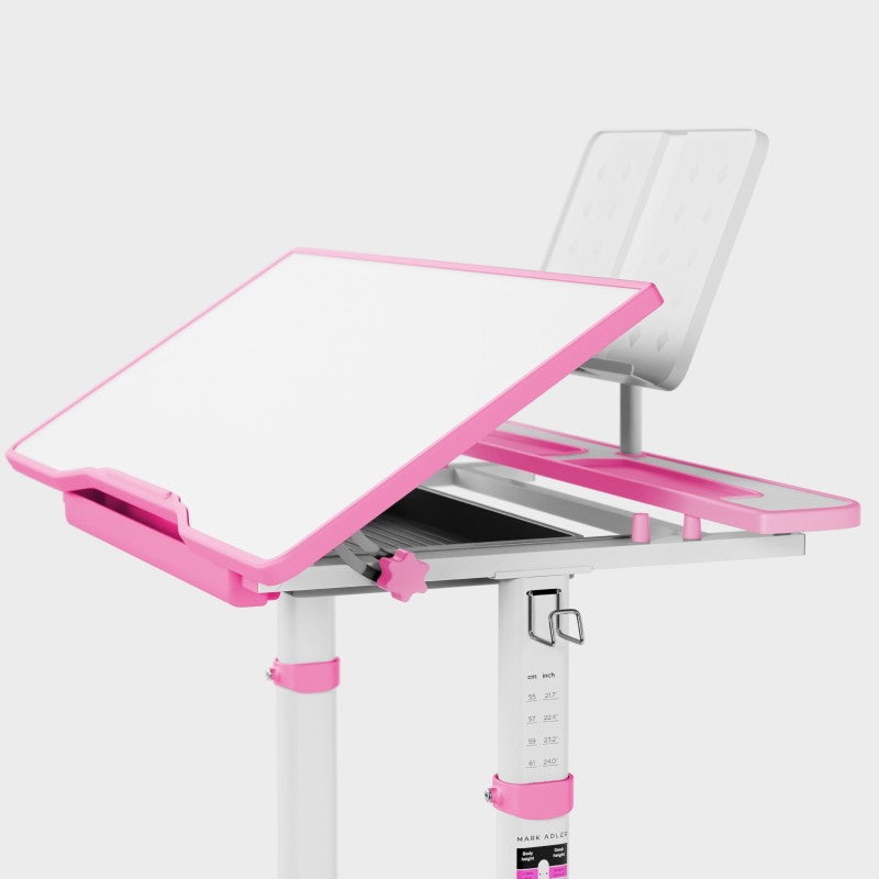 Study 3.0 Pink 66 cm adjustable children's desk