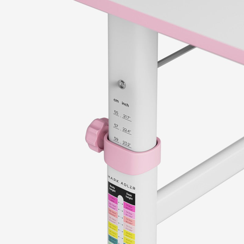 Study 3.7 Pink 90 cm adjustable children's desk