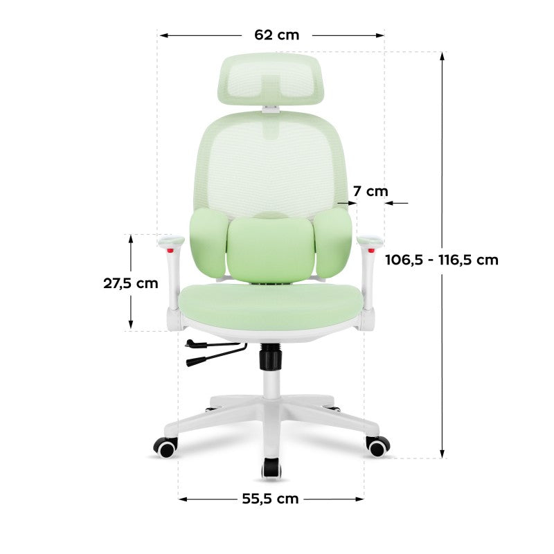 Swivel chair for child Junior 6.3 Green